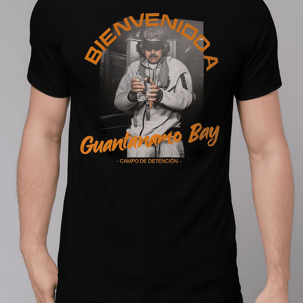Polera Venezuela Maduro Capturado 2026 | Welcome to Guantanamo Bay | Regalo Venezolano Histórico 1