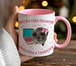 Tazón “Nacida para Triunfar, Obligada a Trabajar” | Taza Motivacional Meme Hamster - Miniatura 4