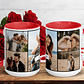 Taza Personalizada Collage con 5 Fotos | Regalo San Valentín Pareja y Familia - Miniatura 3