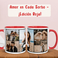 Taza Personalizada Collage con 5 Fotos | Regalo San Valentín Pareja y Familia - Miniatura 6