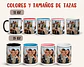 Taza Personalizada Collage con 5 Fotos | Regalo San Valentín Pareja y Familia - Miniatura 12