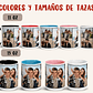 Taza Personalizada Collage con 5 Fotos | Regalo San Valentín Pareja y Familia - Miniatura 12