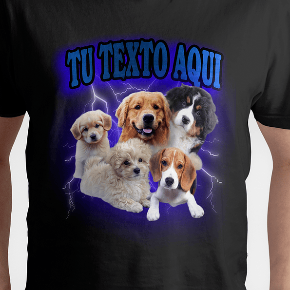Polera Personalizada con Fotos de Mascotas y Texto | Camiseta Unica 3