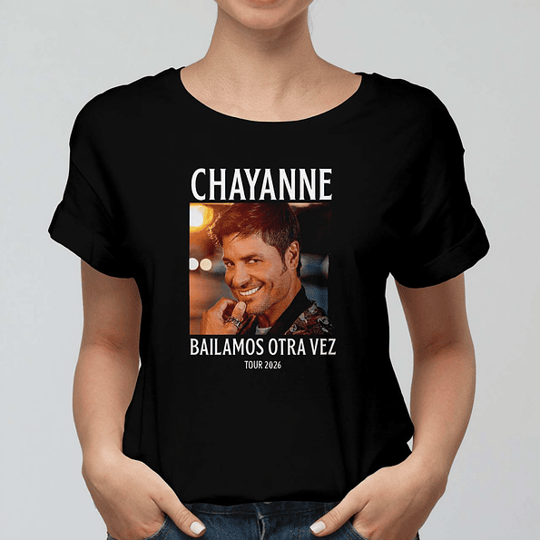 Polera Chayanne Tour 2026 - Bailemos Otra Vez  3