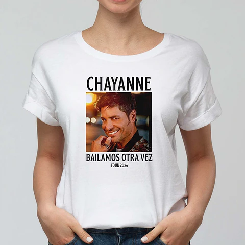 Polera Chayanne Tour 2026 - Bailemos Otra Vez 