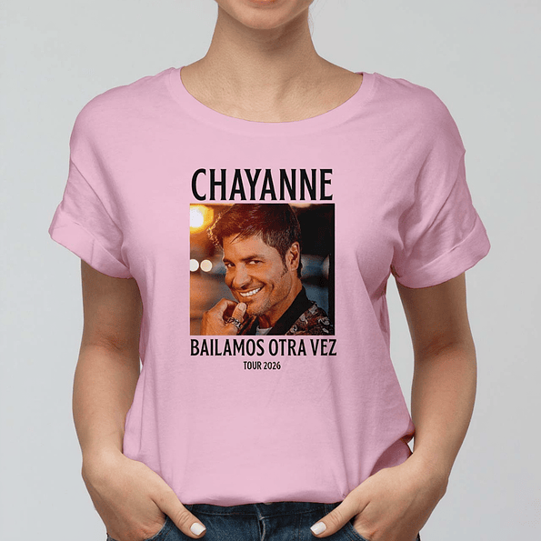 Polera Chayanne Tour 2026 - Bailemos Otra Vez  2