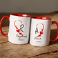 Pack 2 Tazones Personalizados para San Valentín | Tazas en Pareja con Nombres y Fecha - Miniatura 5