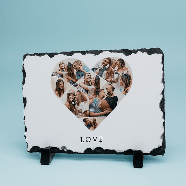 Marco de Piedra Cuadrado Personalizado con Foto – Regalo Original y Emotivo 3