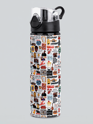 Botella de Agua Friends TV Show - Termo - 750 ml Libre de BPA