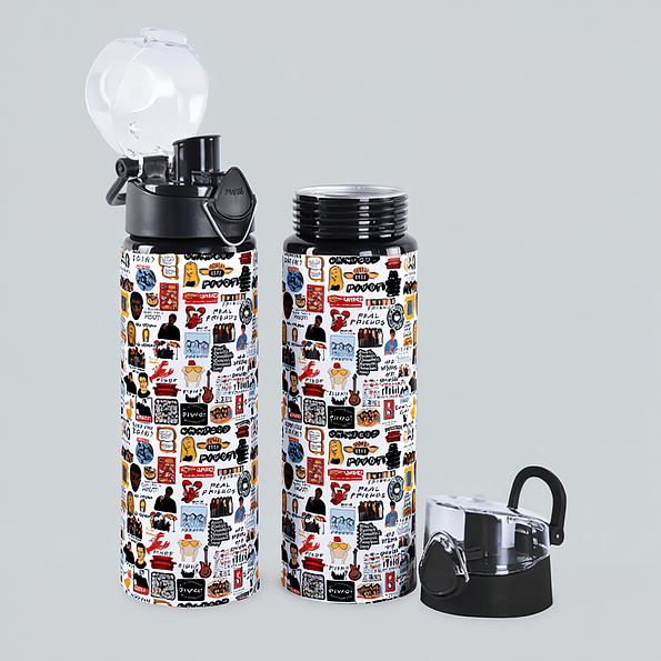 Botella de Agua Friends TV Show - Termo - 750 ml Libre de BPA 4