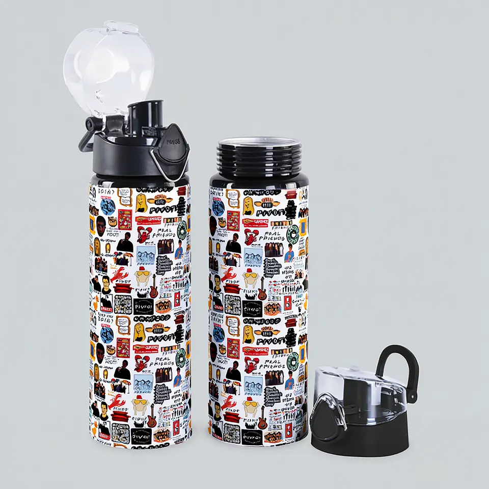 Botella de Agua Friends TV Show - Termo - 750 ml Libre de BPA 4