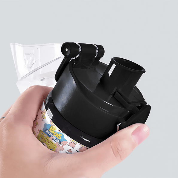 Botella de Agua Bob Esponja 750 ml de Aluminio | Libre de BPA | Uso Diario 5