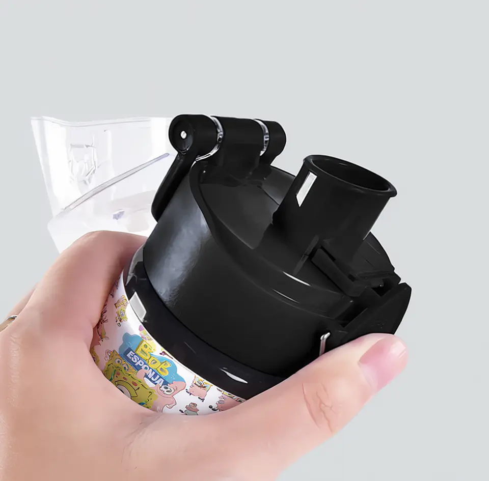 Botella de Agua Bob Esponja 750 ml de Aluminio | Libre de BPA | Uso Diario 5