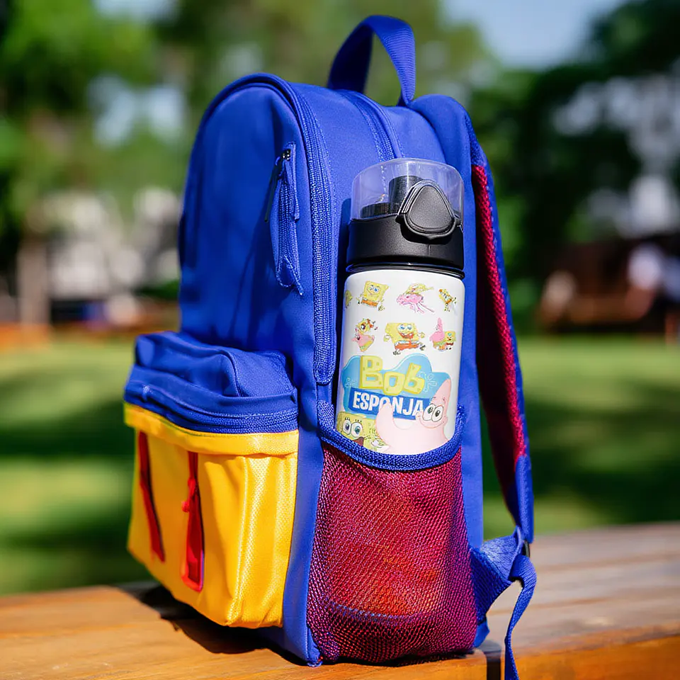 Botella de Agua Bob Esponja 750 ml de Aluminio | Libre de BPA | Uso Diario 3