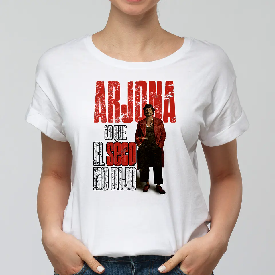 Polera Ricardo Arjona Concierto Chile | Arjona Lo Que El Seco No Dijo 2