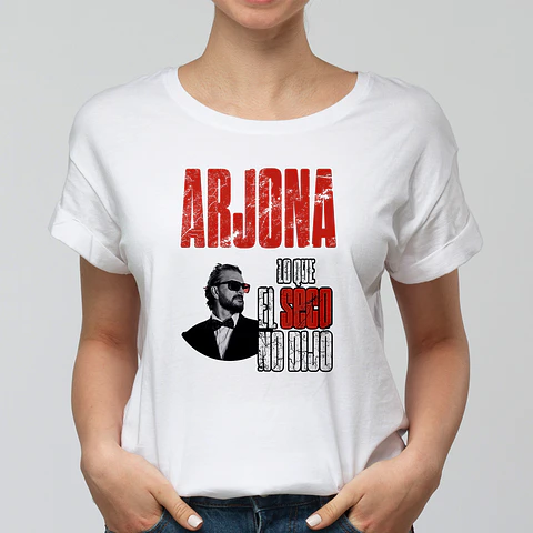Polera Ricardo Arjona “Lo Que El Seco No Dijo” | Concierto Chile