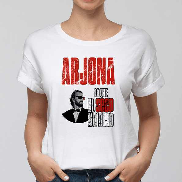 Polera Ricardo Arjona “Lo Que El Seco No Dijo” | Concierto Chile 1