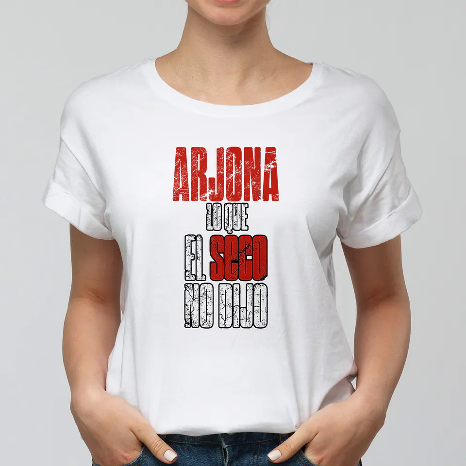 Polera Ricardo Arjona “Lo Que El Seco No Dijo” | Concierto Chile 2