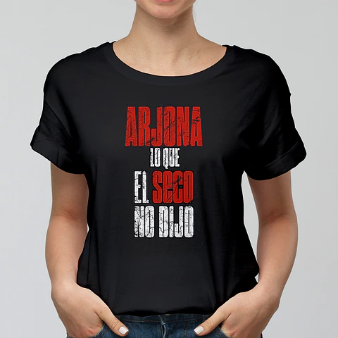 Polera Ricardo Arjona “Lo Que El Seco No Dijo” | Concierto Chile