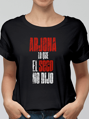 Polera Ricardo Arjona “Lo Que El Seco No Dijo” | Concierto Chile