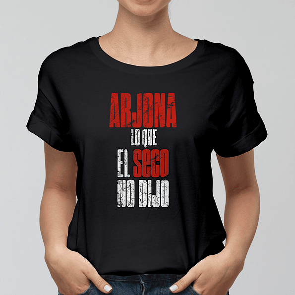 Polera Ricardo Arjona “Lo Que El Seco No Dijo” | Concierto Chile 1