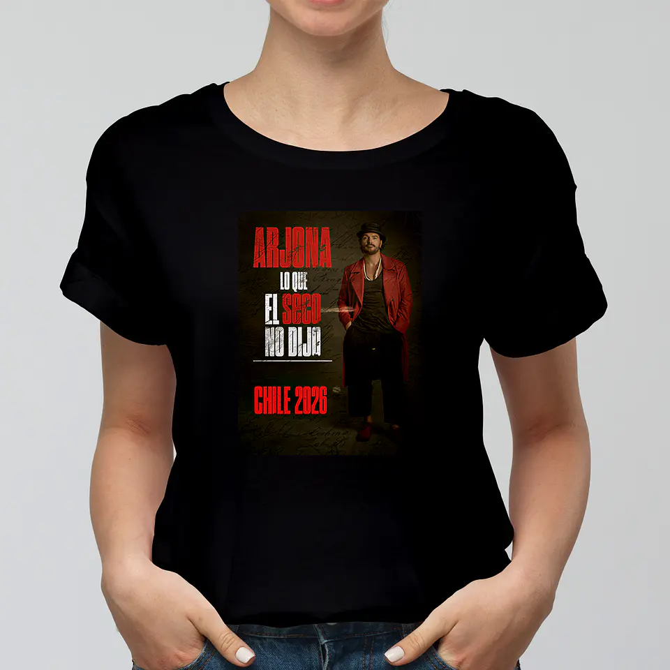 Polera Ricardo Arjona Chile 2026 | Lo Que El Seco No Dijo | Concierto 1