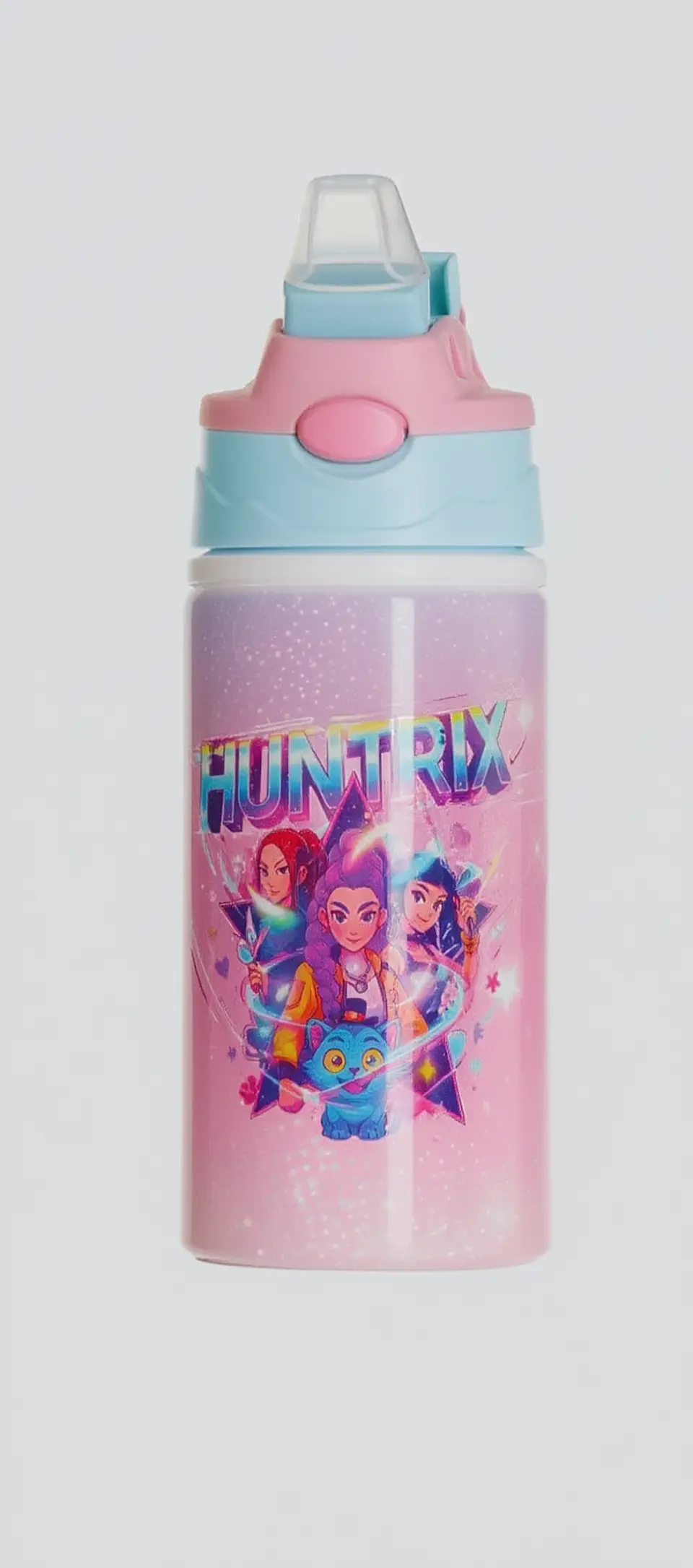 Botella Infantil Personalizada Huntrix K-POP Demon Hunter 500 ml con Nombre – Botella Escolar de Aluminio Libre de BPA | Tazasideas.cl 3