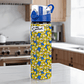 Botella de Agua 750 ml Los Simpson | Botella Aluminio Deportiva Reutilizable Diseño Lisa Simpson - Miniatura 2