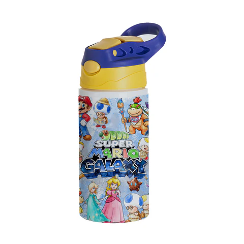 Botella Infantil 500 ml Inspirada en Super Mario Galaxy