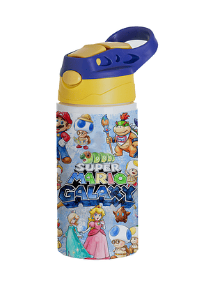 Botella Infantil 500 ml Inspirada en Super Mario Galaxy