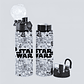 Botella de Agua 750ml Star War Aluminio Diseño Galáctico Espacial Blanco y Negro - Miniatura 3