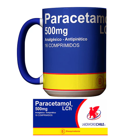 Tazón Paracetamol 15oz Divertido – Taza Café