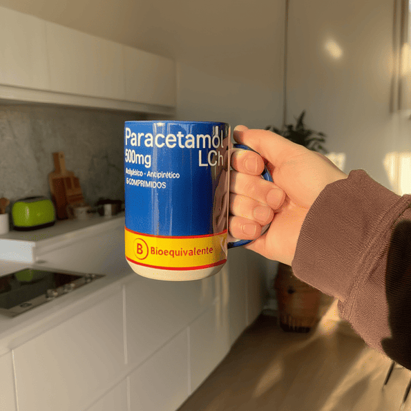 Tazón Paracetamol 15oz Divertido – Taza Café 4
