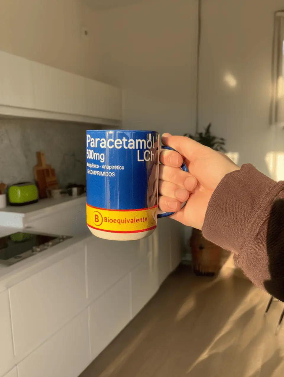 Tazón Paracetamol 15oz Divertido – Taza Café 4