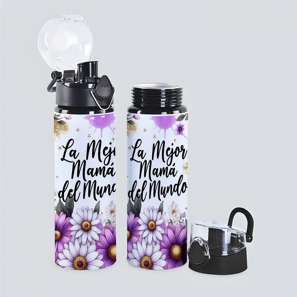 Pack Día de la Madre Botella 750 ml + Tazón 11 oz “La Mejor Mamá del Mundo” | Regalo Mamá 7