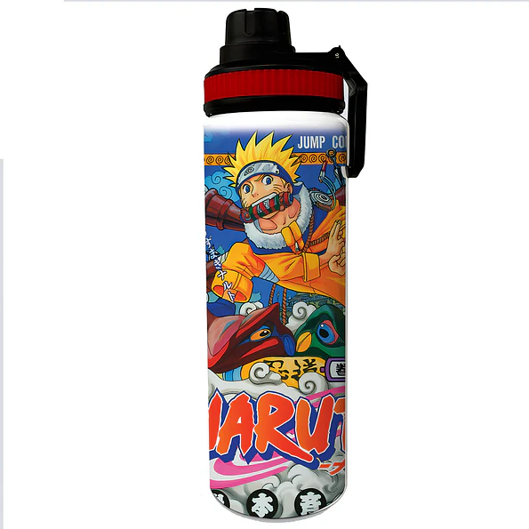 Botella Deportiva Naruto 800ml Aluminio | Antiderrame, Libre BPA, Ideal Bebidas Frías 3