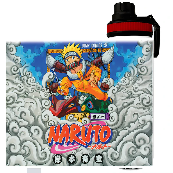 Botella Deportiva Naruto 800ml Aluminio | Antiderrame, Libre BPA, Ideal Bebidas Frías 5