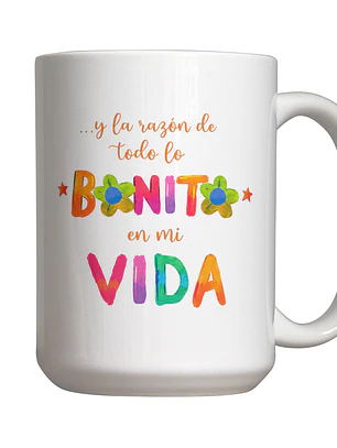 Tazón 15oz “La Mamá Más Bonita” Inspirado en Karol G – Regalo Original Día de la Madre