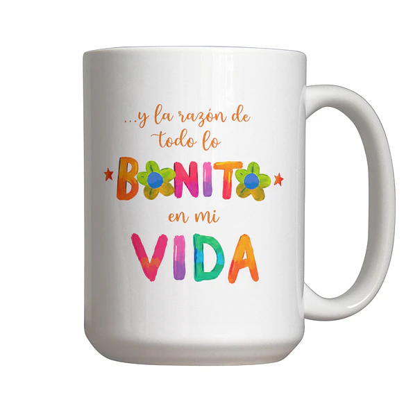 Tazón 15oz “La Mamá Más Bonita” Inspirado en Karol G – Regalo Original Día de la Madre 2