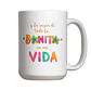 Tazón 15oz “La Mamá Más Bonita” Inspirado en Karol G – Regalo Original Día de la Madre - Miniatura 2