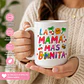Tazón 15oz “La Mamá Más Bonita” Inspirado en Karol G – Regalo Original Día de la Madre - Miniatura 5
