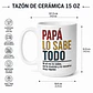 Tazón Papá Lo Sabe Todo 15 o 11 Oz | Taza Divertida para Regalo Día del Padre - Miniatura 2