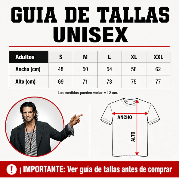 Polera Ricardo Arjona Concierto Chile | Arjona Lo Que El Seco No Dijo 5