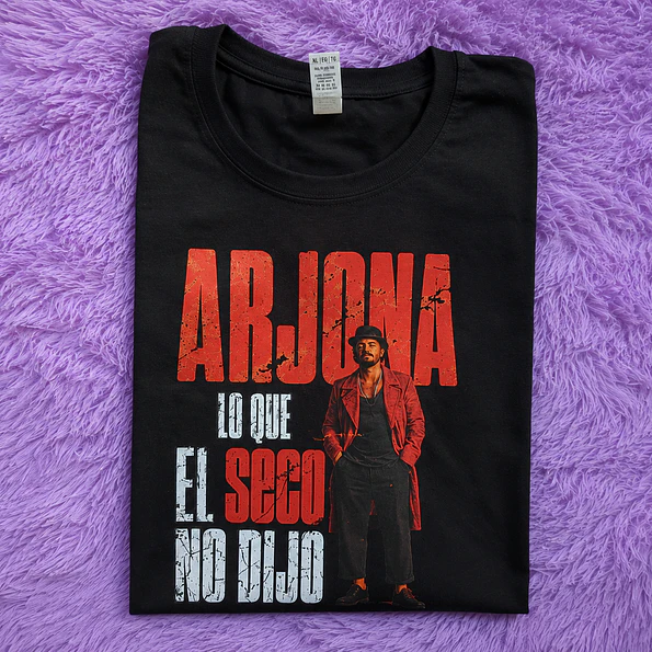 Polera Ricardo Arjona “Lo Que El Seco No Dijo” | Concierto Chile 5