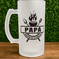 Shopero para Papá Maestro de la Parrilla 475 ml – Vaso Cervecero Esmerilado para Asados - Miniatura 3