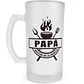 Shopero para Papá Maestro de la Parrilla 475 ml – Vaso Cervecero Esmerilado para Asados - Miniatura 1