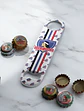 Destapador Metálico 18 cm Diseño Fútbol Estilo Colo Colo Accesorio Bar - Miniatura 4