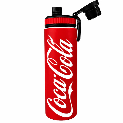 Botella Deportiva Coca-Cola 800 ml – Aluminio Libre de BPA