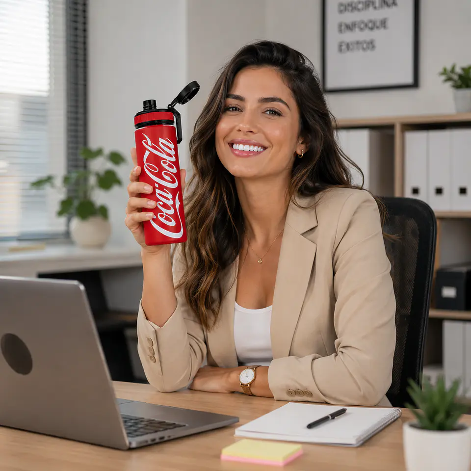 Botella Deportiva Coca-Cola 800 ml – Aluminio Libre de BPA 5