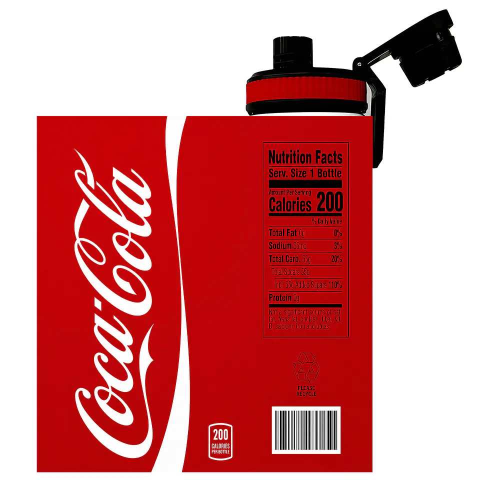 Botella Deportiva Coca-Cola 800 ml – Aluminio Libre de BPA 4